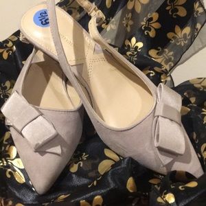 Adrienne Vittadini Suede Low Heels